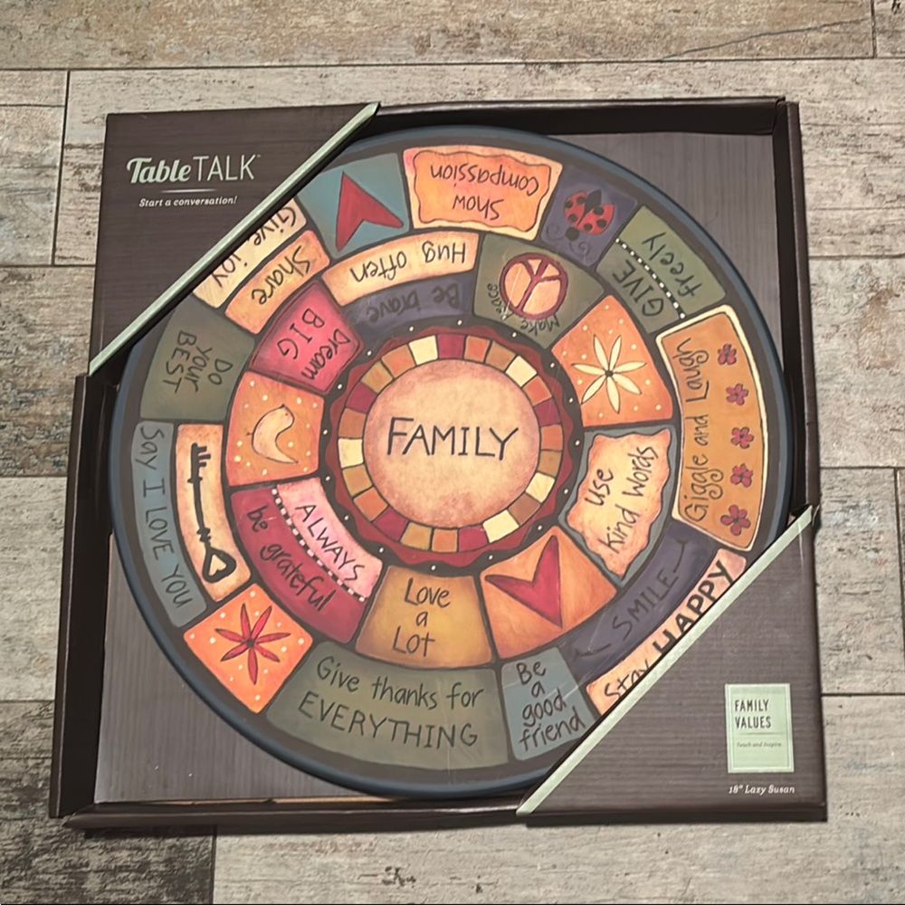 Trivial Pursuit Board Game in Red and Orange